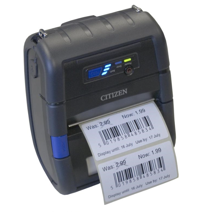 Citizen CMP30IIXUXCL, Kuittitulostin 80mm, Kannettava Lämpötulostin Langattomalla Yhteydellä, USB/Bluetooth/Wi-Fi - Image 2