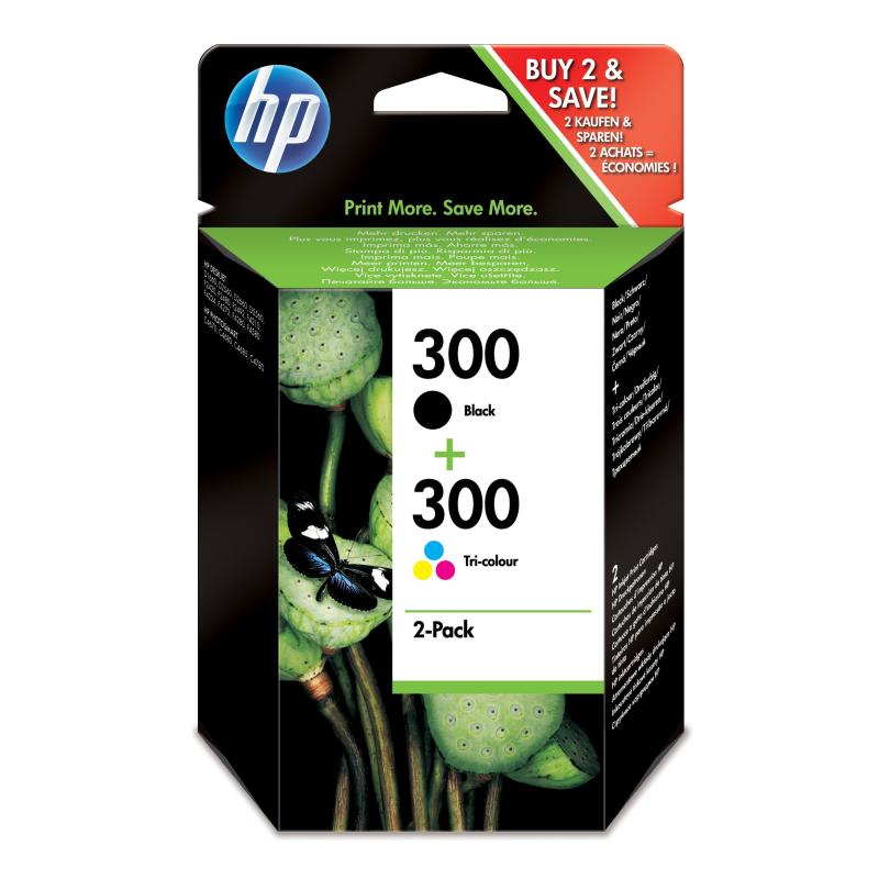 HP 300 ink combo pack black/tri-color