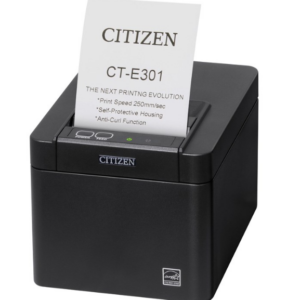 Citizen CTE301X3EBX - CT-E301 Lämpötulostin, Kolminkertainen Liitäntä, Musta, POS-Tulostin (58–80 mm)