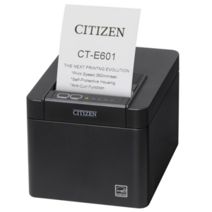 Citizen CTE601XAEBX - CT-E601 Lämpötulostin, Lightning + Host USB, USB, Musta