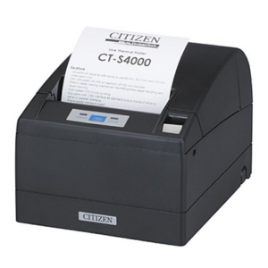 Citizen CT-S4000PAELBK - CT-S4000 Lämpötulostin, Rinnakkais- + USB-liitäntä, Sisäinen 230V PSU, Tunnistin, Musta