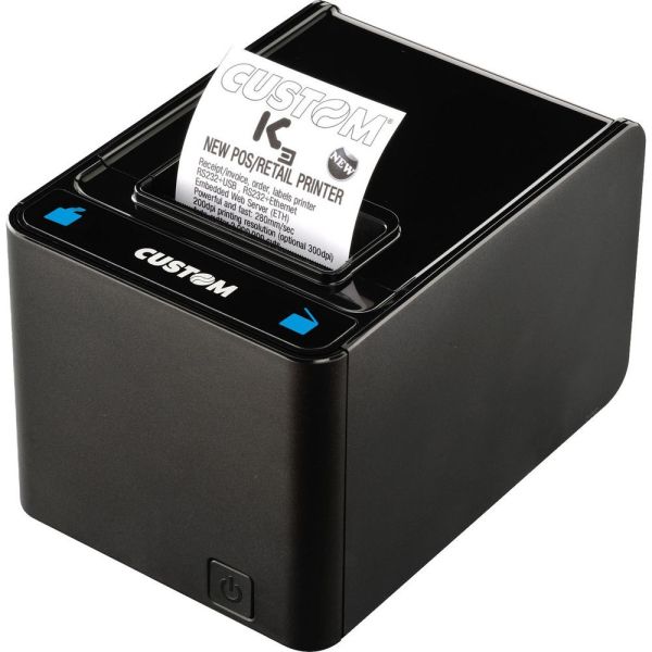 Custom 911HM011100733 K3 High Speed 80 mm POS-kuittitulostin, Ethernet + USB + RS232