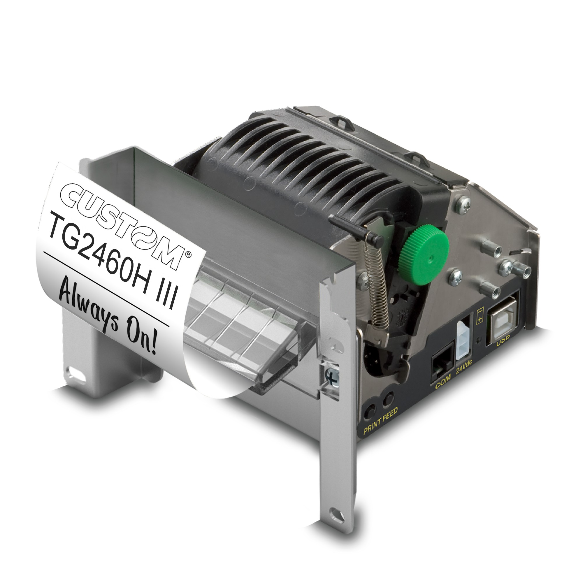 Custom 915CG050141300, PRINTER,TG2460HIII USB TEAR OFF TRANSP, BEZ - Image 2