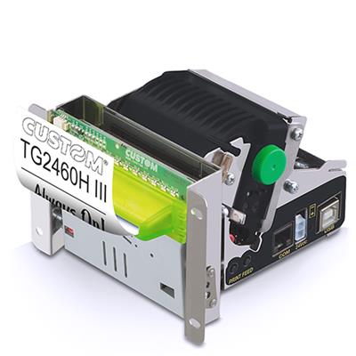 Custom 915CG060100300 TG2460HIII 60 mm kioski- ja kuittitulostin, USB, RS232, cutter