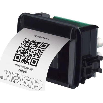 Custom 915CW170300333 mPLUS2 RX65 58 mm kioskitulostin, USB, RS232/TTL, 4–7,5 V, musta