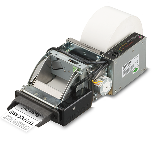 Custom 915KU010300300 TPTCM60III 60 mm kioskitulostin, USB, RS232, cutter, ejector - Image 3