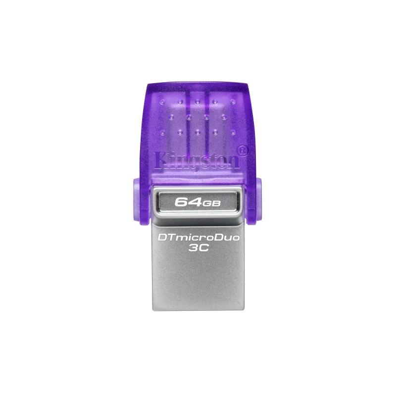 KINGSTON 64GB DATATRAVELER MICRODUO 3C 200MB/S DUAL USB-A + USB-C