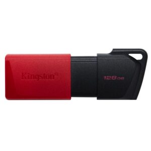 KINGSTON 128GB USB3.2 GEN 1 DATATRAVELER EXODIA M (BLACK + RED)