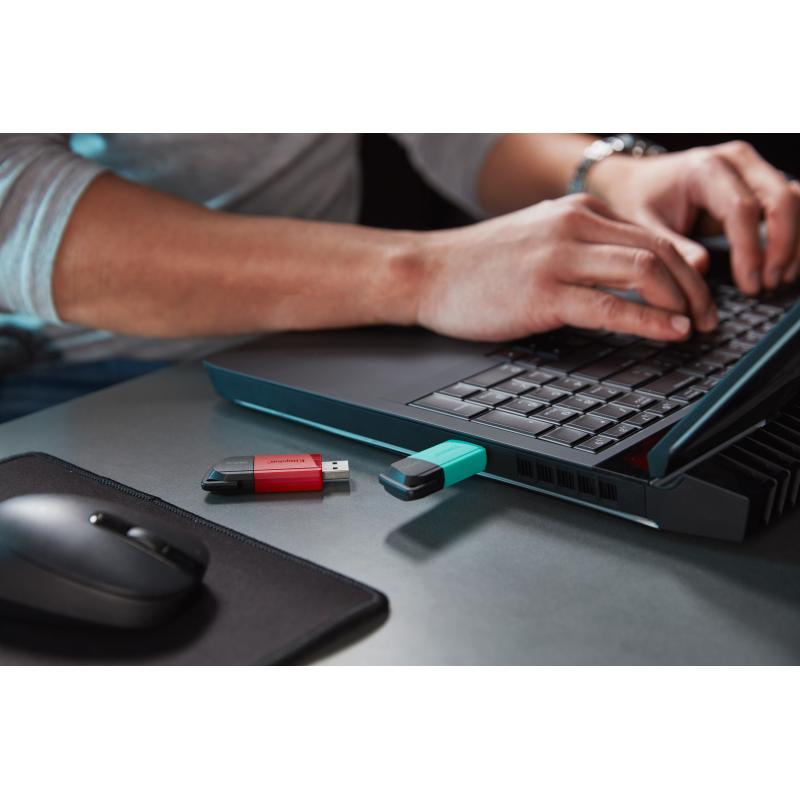 KINGSTON 256GB USB3.2 GEN 1 DATATRAVELER EXODIA M (BLACK + TEAL)