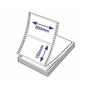 Epson 7113416 PP Matte Label Premium, Die-cut Fanfold Sheets with Sprockets, 203mm x 152mm, 1000 Labels - Image 2