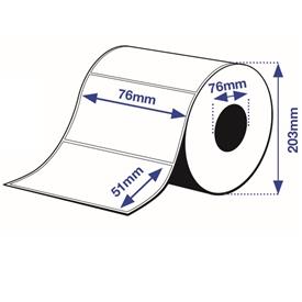 Epson 7113420 PP Matte Label Premium, Die-cut Roll, 76mm x 51mm, 2310 Labels - Image 2