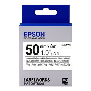 Epson LK-9WBN - Musta valkoisella - Rulla (5 cm x 8 m) 1 kasetti