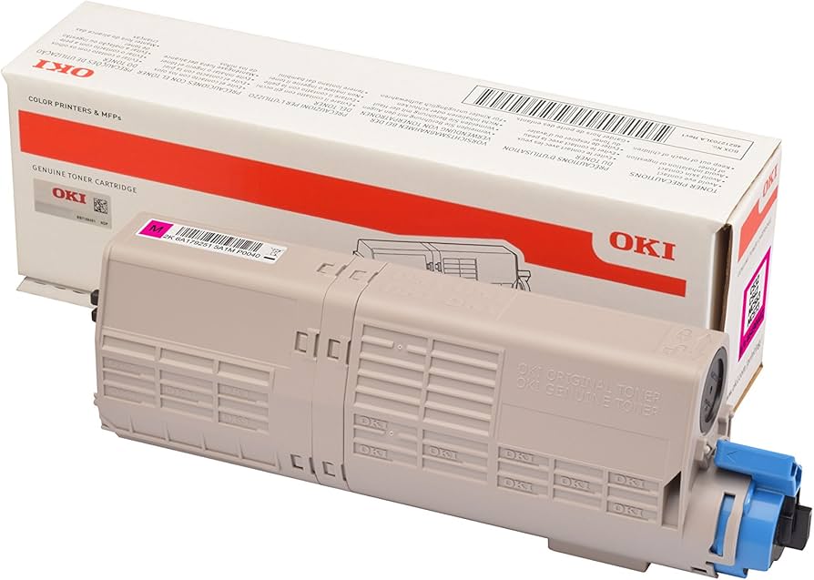 OKI 46490402 alkuperäinen magenta värikasetti C532 C542 MC563 MC573 -tulostimiin