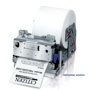 Citizen PMU2300IIISBUBU - Lämpötulostin Kioskeihin, USB-liitäntä, 24V DC, Sisäänrakennettu Bezel