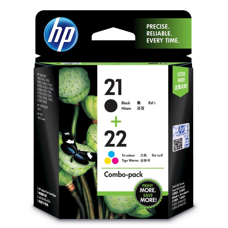 HP 21/22 ink combo pack PSC1410