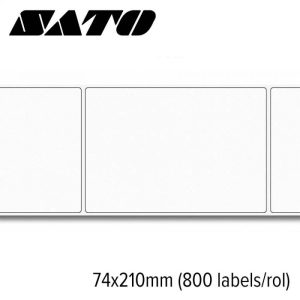 Sato P53020002656 – RFID Label Roll 74 mm x 210 mm Paper Thermal Transfer