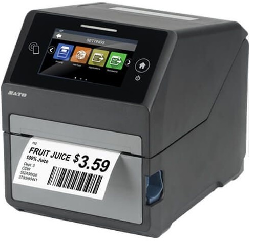 Sato WWCT04242ZWCR, CT412LX TT305, RFID UHF, USB LAN + WLAN/BT+ Cutter+ RTC, EU/UK - Image 3