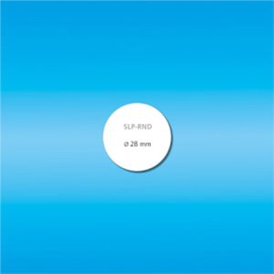 Seiko 42-100663 - SLP-RND, Ø 28 mm, Direct Thermal, White Paper, Core 25 mm Label