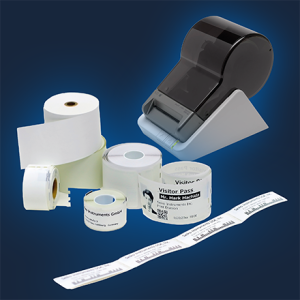 Seiko 42300103 - SEIKO Linerfree Label, 58 mm x 80 mm, Direct Thermal, 74 gsm Paper, Core 25.4 mm Label