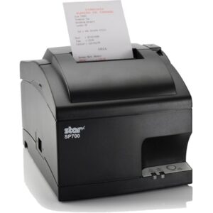 Star Micronics 39330130, SP712MC EU GRY, High speed, clam-shell 9-pin printhead matrix receipt printer - tear bar parallel grey