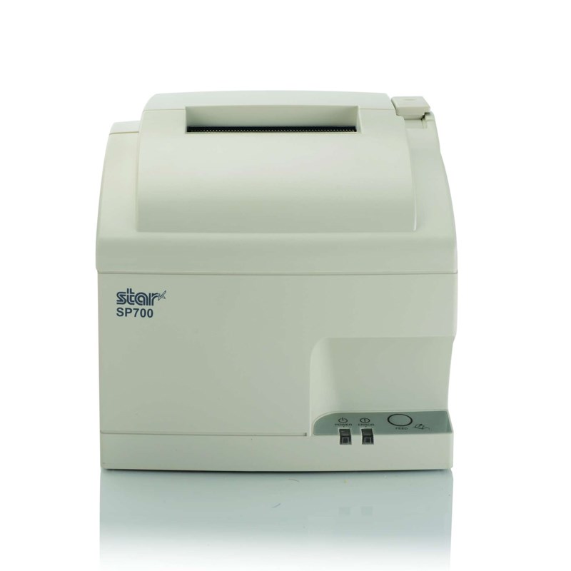 Star Micronics SP712MD EU WHITE, High speed, clam-shell 9-pin printhead matrix receipt printer - tear bar, serial white - Image 2