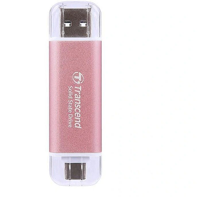 TRANSCEND TS1TESD310P, 1TB,USB EXTERNAL SSD, ESD310P, USB 10GBPS, TYPE C/A,PINK - Image 3