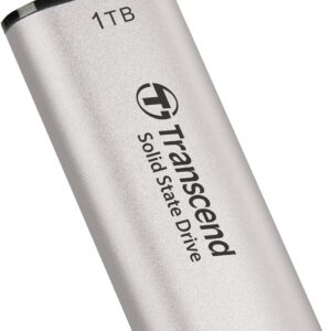 Transcend, TS1TESD300S, 1 TB USB External SSD ESD300S USB 10Gbps Type C Silver