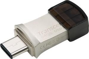 TRANSCEND, TS32GJF890S, 32GB, USB3.1, PEN DRIVE, OTG, TYPE A&C, SILVER - Image 3