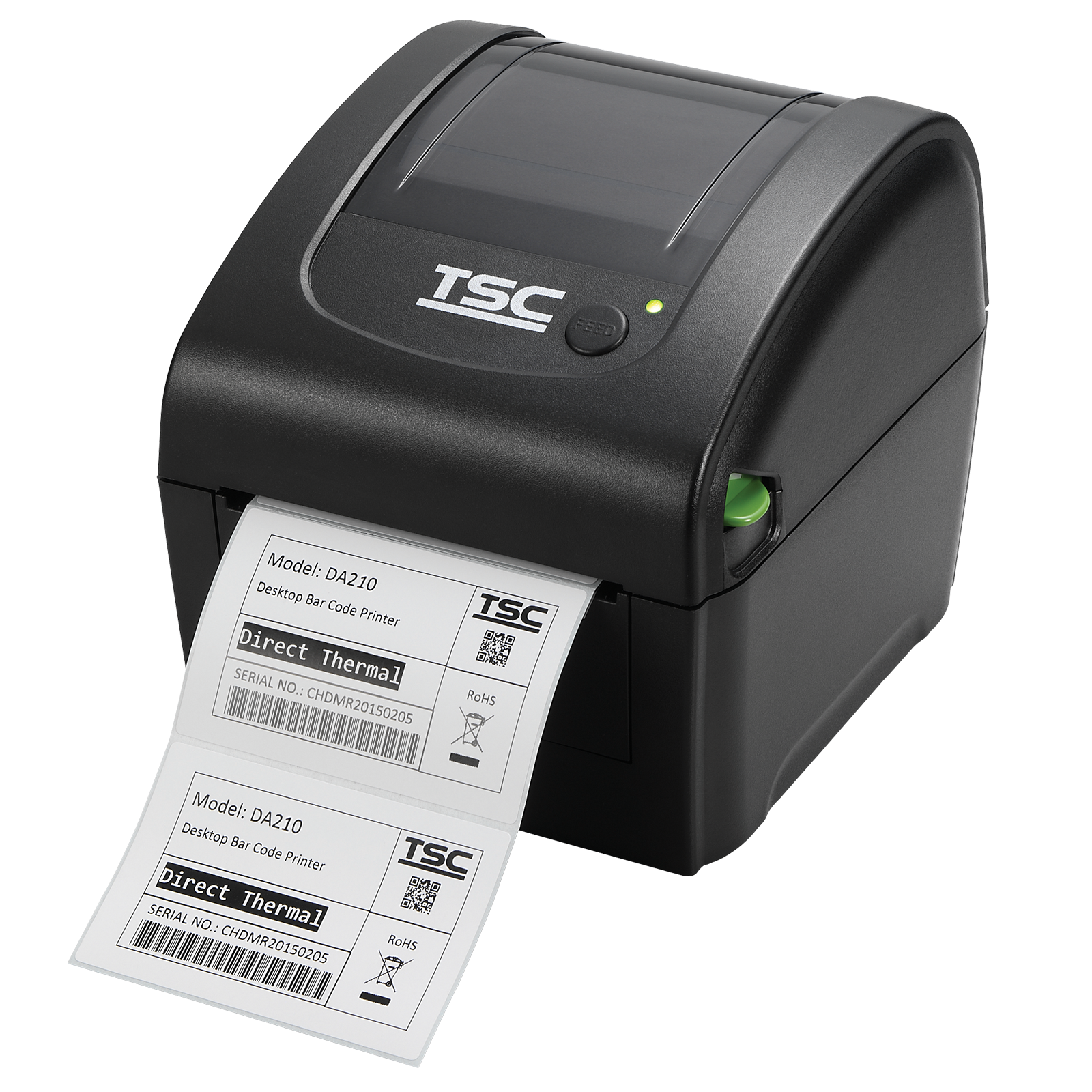 Tsc 99-158A016-2102, Teollinen etikettitulostin, Suora lämpötulostus (Direct Thermal), 203 DPI, USB, Ethernet, RS-232,