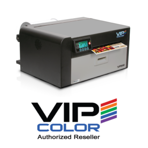 Vip Color VP-500, VP500 printer COMPLETE. Includes VP500 COMPLETE printer with original 200mm OD unwinder, set of ink cartridges CMYKK, and printhead