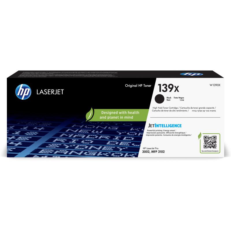 HP 139X High Yield Black Org LJ Toner