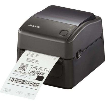Sato WD312-400CW-EU - WS408TT-STD 203 dpi, WLAN, USB, LAN, RS232C, EU Virtajohto