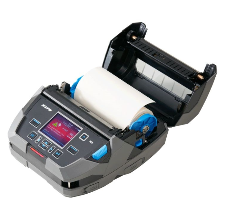 Sato WWPW4130N, PW4NX DT203dpi Linerless USB, Bluetooth, WLAN, Dispenser, Belt Clip. - Image 3