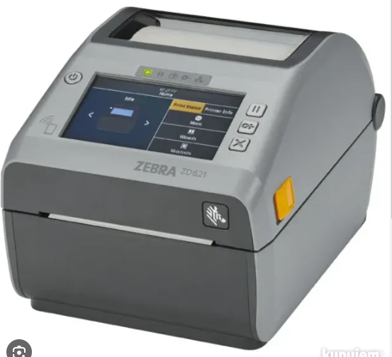 Zebra ZD6A143-32EFR2EZ, Thermal Transfer Printer 74/300M ZD621R, Color Touch LCD, 300 dpi, USB, USB Host, Ethernet, Serial, BTLE5, ROW, RFID - UHF, Cutter, EU and UK Cords, Swiss Font, EZPL