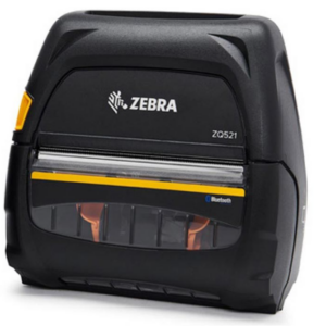 Zebra ZQ52-BUW002E-00 - DT Printer ZQ521, media width 4.45inch/113mm, English/Latin fonts, 802.11ac/Bluetooth 4.X, Ext battery, EMEA certs