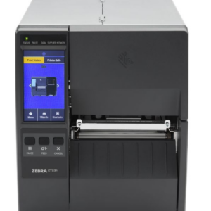 Zebra ZT23142-D1E000FZ, DT Printer ZT231, 4inch, 203 dpi, Direct Thermal, Peel, EU/UK Cords, USB, Serial, Ethernet, BTLE, USB Host, EZPL