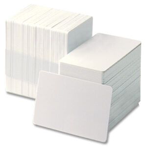 Zebra 104523-174, Zebra Premier (PVC) tyhjät valkoiset kortit, 350 CARDS/BOX