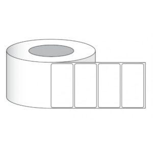 Zebra 3001829 - Z-Perform 1000T, 25 mm x 13 mm, Thermal Transfer, Uncoated Paper, Core 76 mm Label