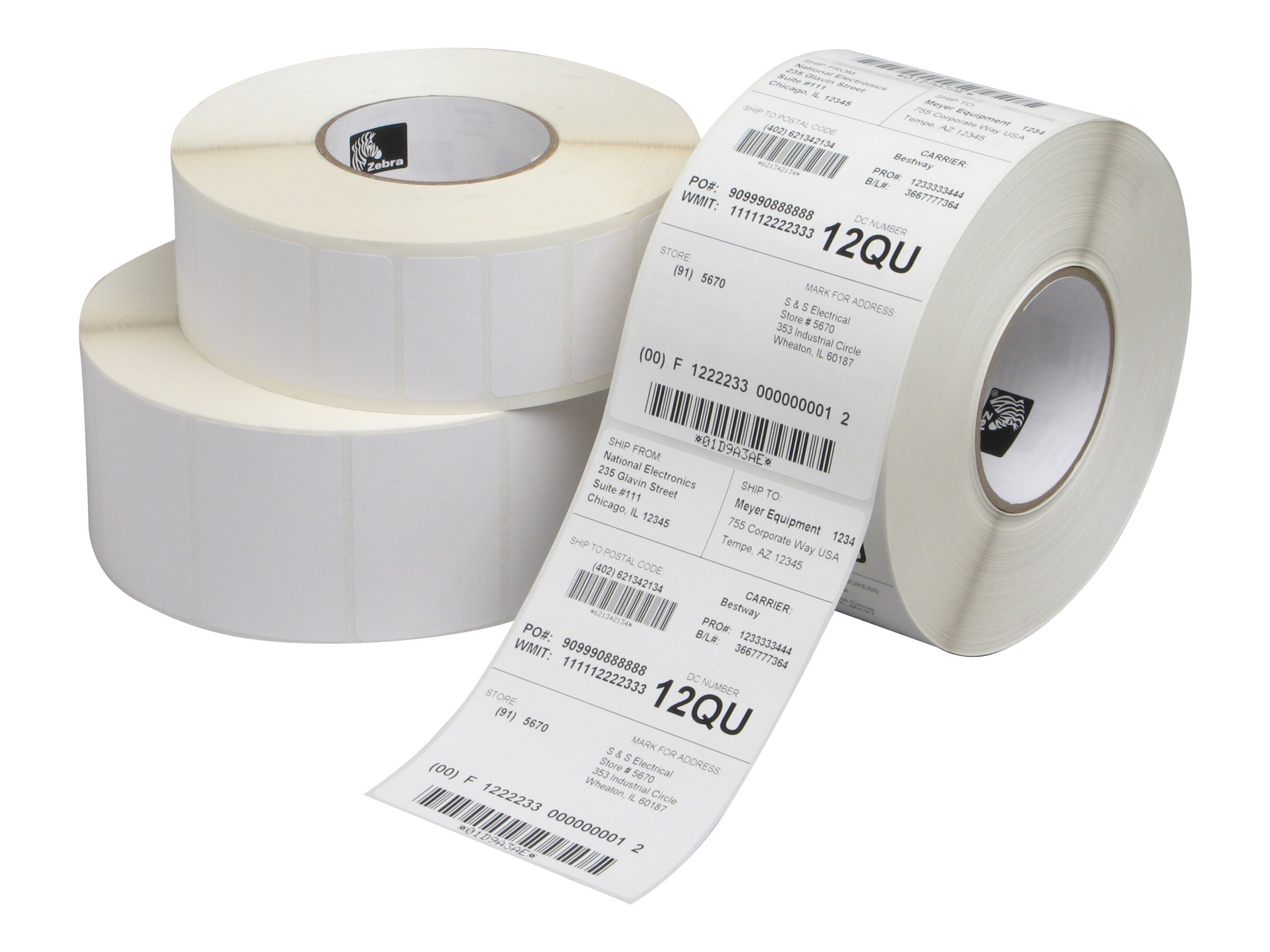 Zebra 3005737-T - Z-Perform 1000T, 102 mm x 176 m, Thermal Transfer, Uncoated Paper, Core 76 mm Label - Image 2