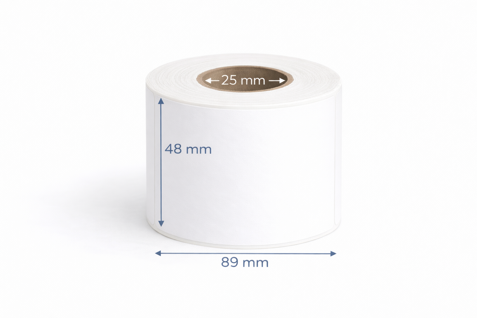 Zebra 3006952-T - Z-Perform 1000T, 89 mm x 48 mm, Thermal Transfer, Uncoated Paper, Core 25 mm Label