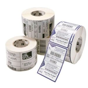 Zebra 3012949 - PolyPro 3000T Gloss, 51 mm x 25 mm, Thermal Transfer, Glossy Polypropylene, Core 76 mm Label