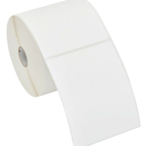 Zebra 3017127 - 8000T Blood Bag Deep Freeze, 105 mm x 105 mm, Thermal Transfer, White Polyethylene, Core 25 mm Label