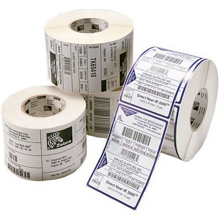 Zebra 880710-069 - Z-Perform 1000T Removable, 102 mm x 70 mm, Thermal Transfer, Uncoated Paper, Core 76 mm Label