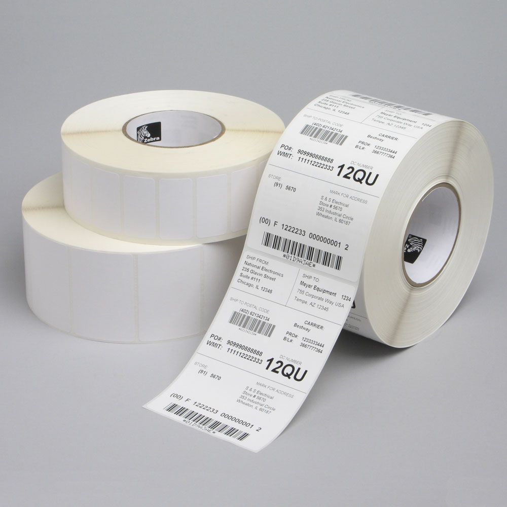 Zebra 3010058 - Z-Perform 1000D, 100 mm x 30 mm, Direct Thermal, Uncoated Paper, Core 76 mm Label - Image 2