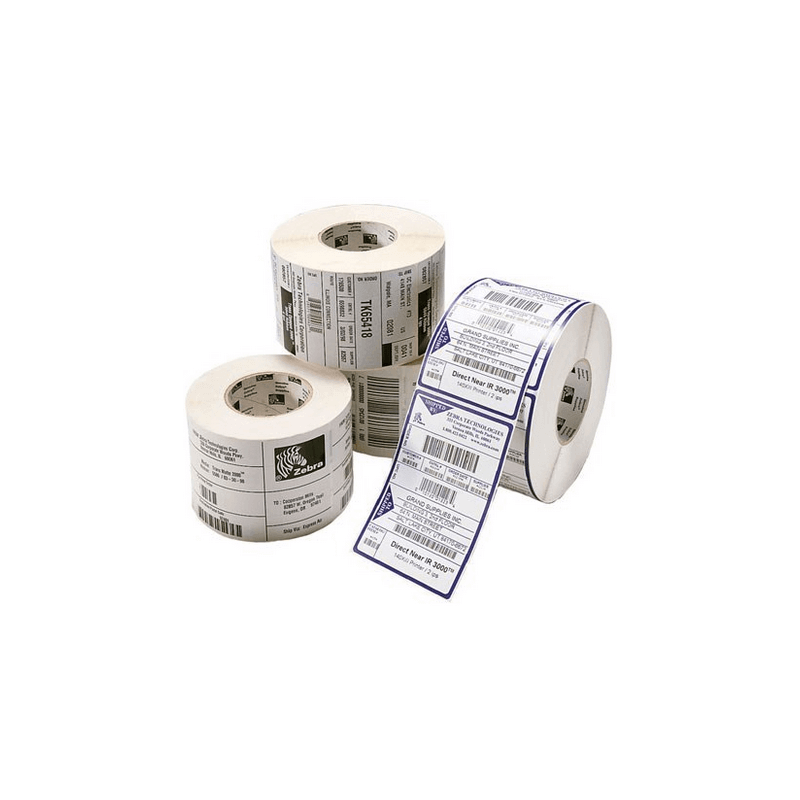 Zebra 3006704-T - Z-Perform 1000T, 80 mm x 50 mm, Thermal Transfer, Uncoated Paper, Core 76 mm Label - Image 2