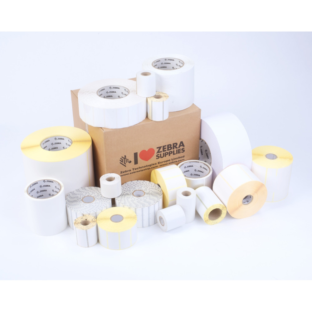 Zebra 3006417 - Z-Perform 1000T, 127 mm x 64 mm, Thermal Transfer, Uncoated Paper, Core 76 mm Label