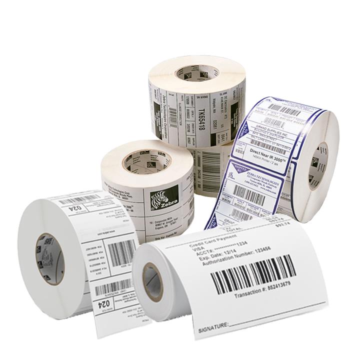 Zebra 3014480-T - Z-Select 2000T, 102 mm x 51 mm, Thermal Transfer, Coated Paper, Core 76 mm Label