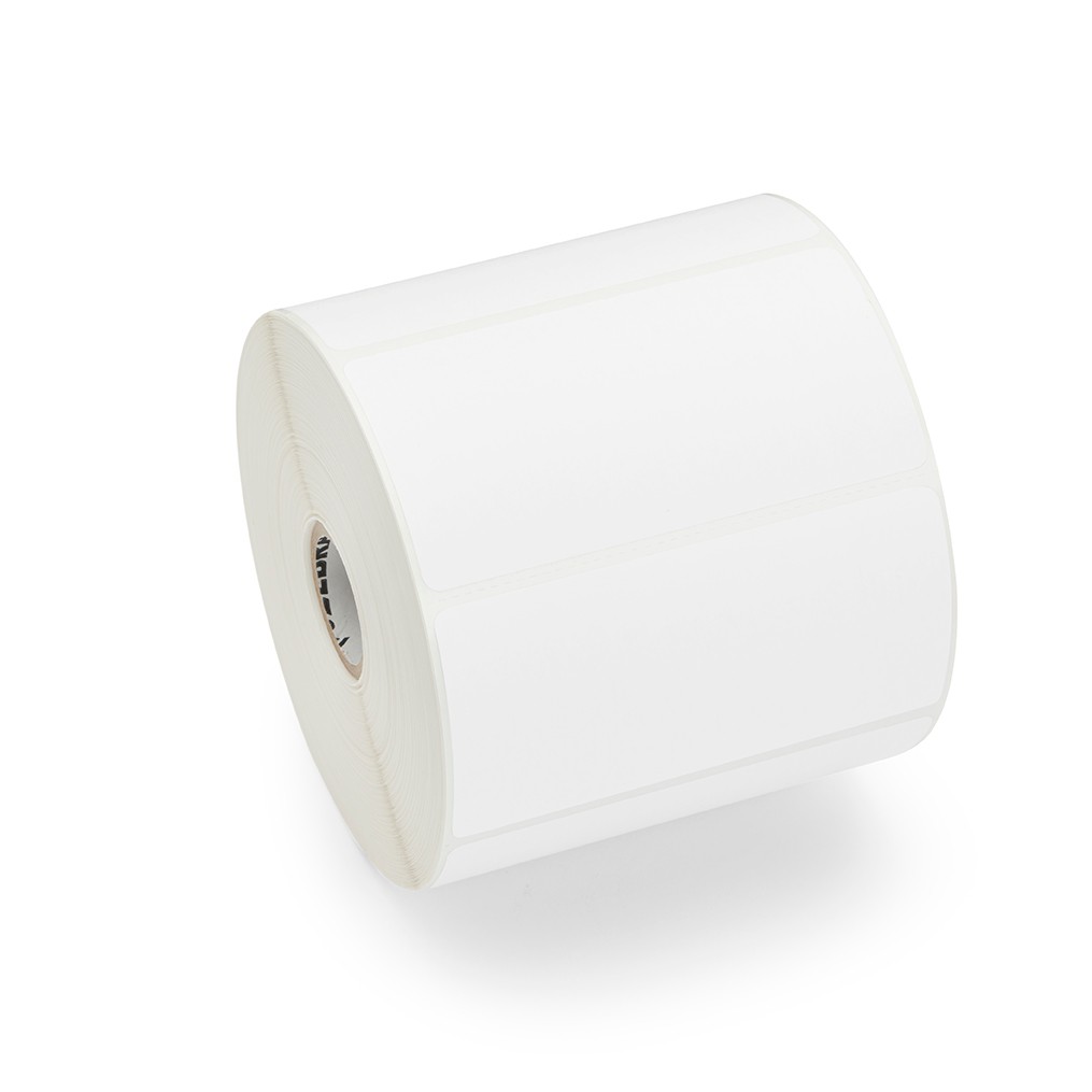 Zebra 3014614-T - Z-ULTIMATE 3000T WHITE, 70 mm x 51 mm, Thermal Transfer, Coated Polyester, Core 25 mm Label