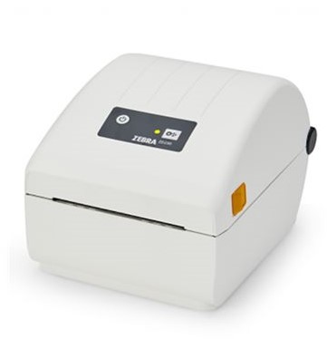 Zebra ZD23W42-30EC00EZ - Thermal Transfer Printer 74/300M ZD230 white version , Standard EZPL, 203 dpi, EU and UK Power Cords, USB, Ethernet - Image 2