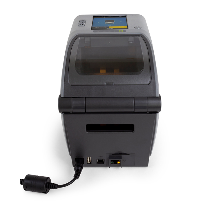 Zebra ZD6A122-T2EB02EZ - ZD611 Thermal Transfer Printer. 74M Color Touch LCD_ 203 dpi, USB, USB Host, Ethernet, 802.11ac, BT4, Cutter, EU and UK Cords, Swiss Font, EZPL - Image 2